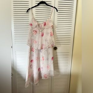 NWT, size L, floral a-line dress
